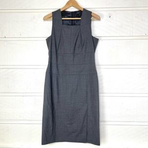 HUGO BOSS Danne Wool Sheath Dress